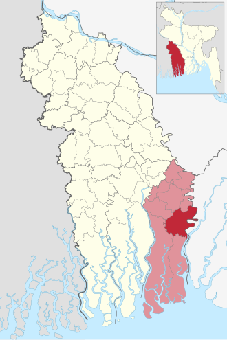 Location of Morrelganj Upazila