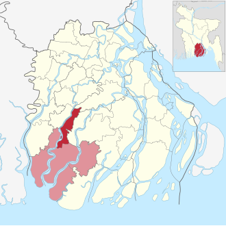 Location of Betagi Upazila