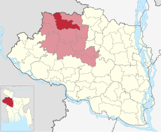 Location of Patnitala Upazila