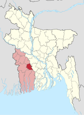 Location of Narail District