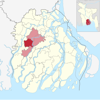 Location of Rajapur Upazila