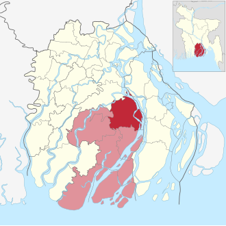 Location of Bauphal Upazila
