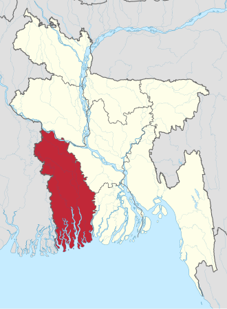 Location of Khulna Division