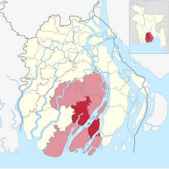 Location of Galachipa Upazila
