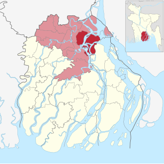 Location of Mehendiganj Upazila