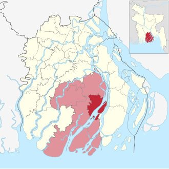 Location of Dashmina Upazila