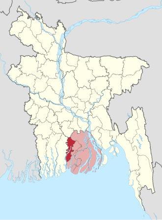 Location of Pirojpur District