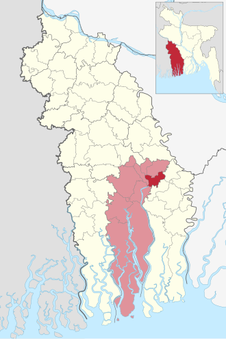 Location of Rupsa Upazila