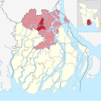 Location of Babuganj Upazila