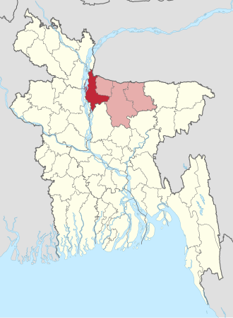 Location of Jamalpur District