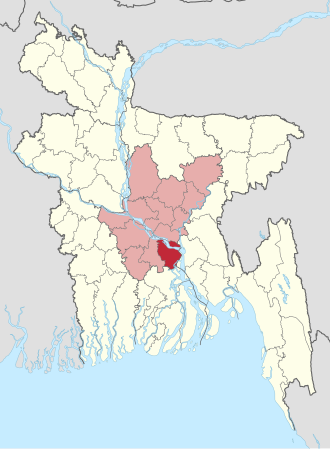Location of Shariatpur District