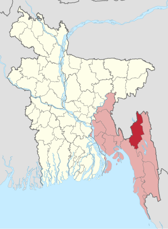 Location of Khagrachari District