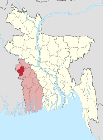 Location of Chuadanga District