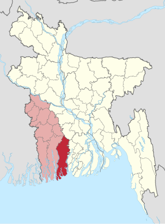 Location of Bagerhat District